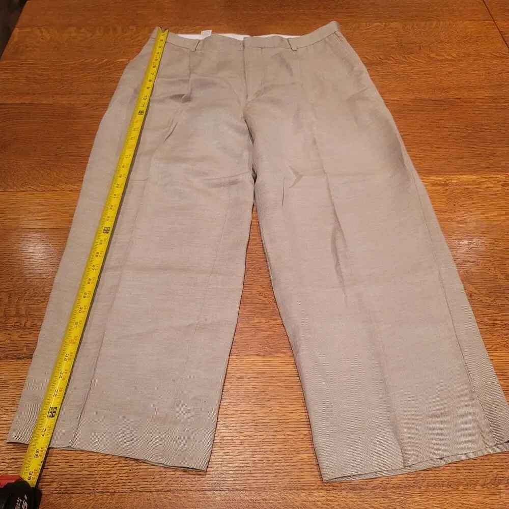Perry Ellis Lyocell Linen Blend Men's Pants 38X32